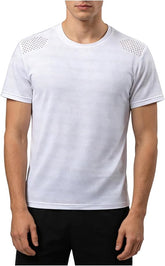 Mens Tshirts UK Crew Neck Gym T-Shirt Summer Quick Dry Short Sleeve Tops Solid Color Classic Fit Tees Breathable Comfort Outdoor Sports Pullover Men's Smart Casual Daily Clothing
