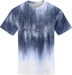 Men's Shirts Tall Tee Oversized Short Sleeves Crew Neck T-Shirt with Dropped Shoulders Short Sleeve Shirts, S-5XL