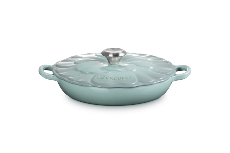 Cast Iron Petal Shallow Casserole