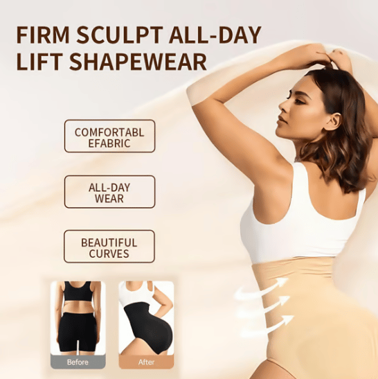 🔥Kaufe 1, erhalte 1 gratis🔥High Waist Shapewear Höschen zur Bauchkontrolle