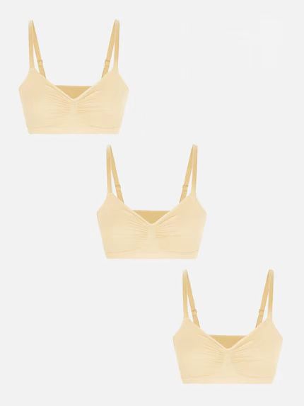 Pocketsh 3er-Pack glatter, nahtloser, kabelloser BH-Bundle