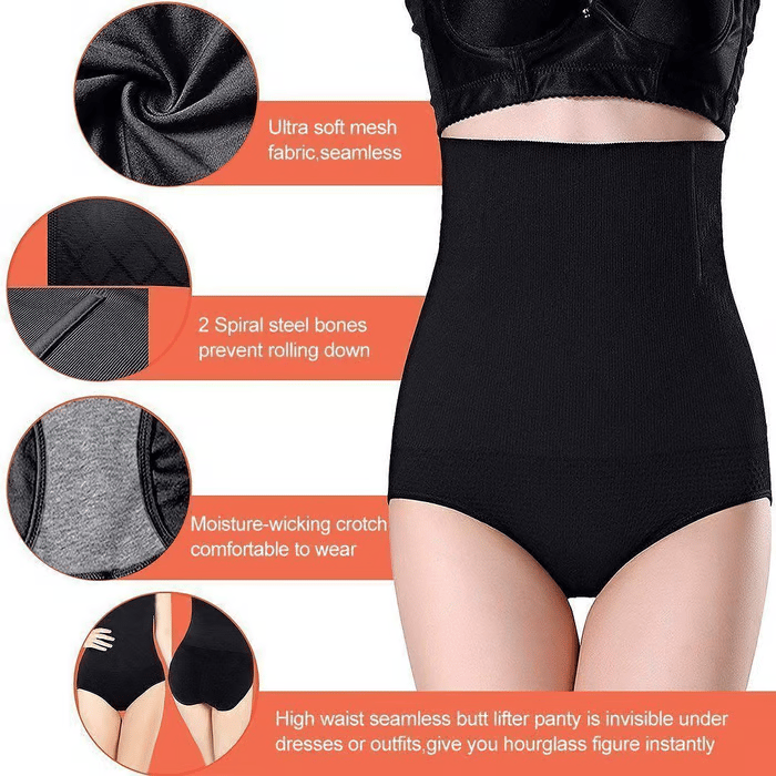 🔥Kaufe 1, erhalte 1 gratis🔥High Waist Shapewear Höschen zur Bauchkontrolle
