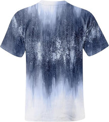 Men's Shirts Tall Tee Oversized Short Sleeves Crew Neck T-Shirt with Dropped Shoulders Short Sleeve Shirts, S-5XL