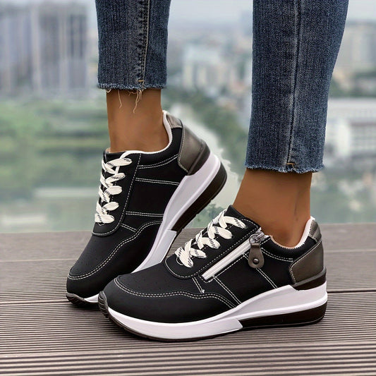 🔥Last Day Promotion 60% OFF - Women's Comfortable Side-Zip Thick-Sole Orthopaedic Sneakers