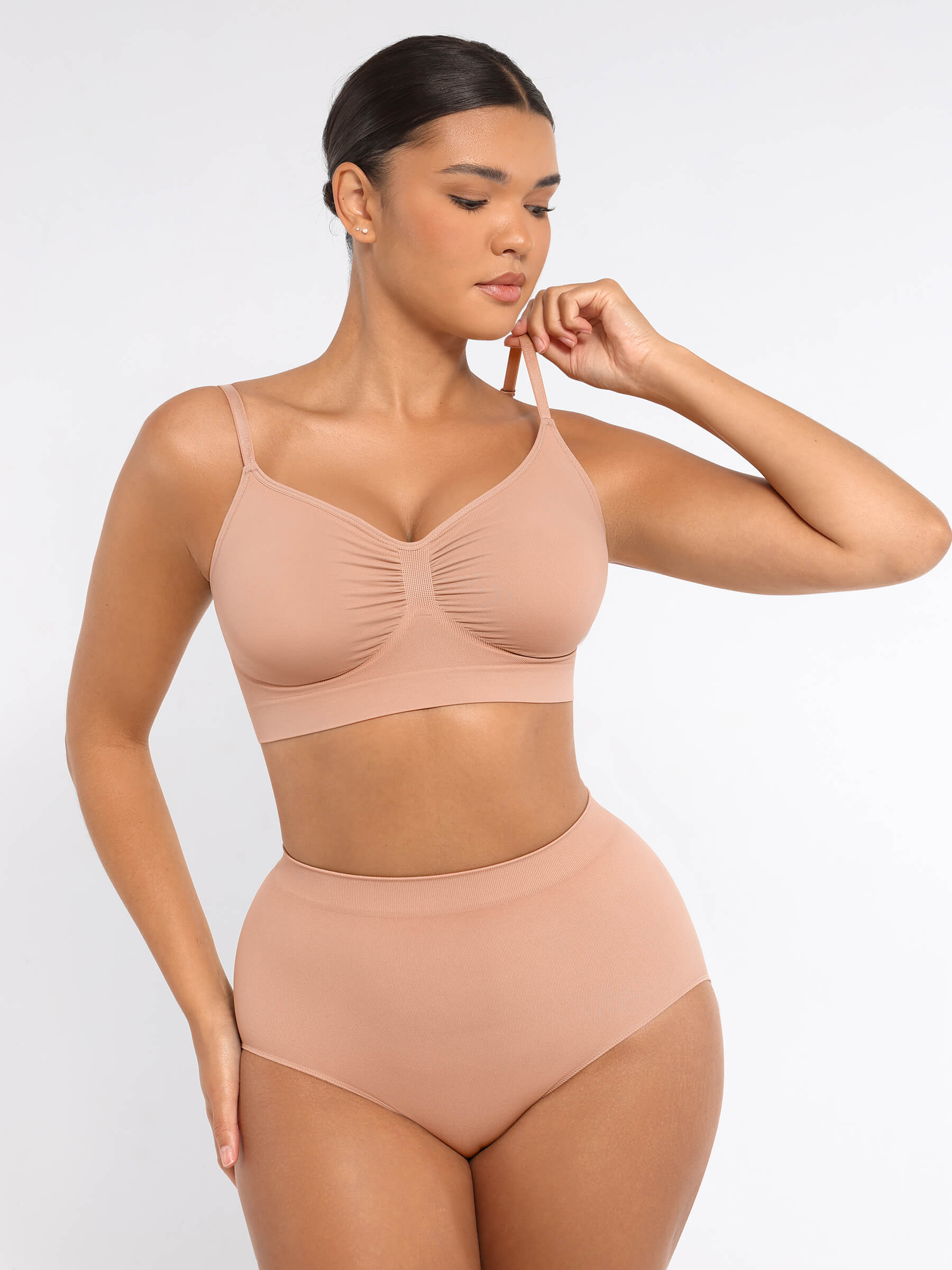 Pocketsh 3-Pack Smooth Seamless Wireless Bra Bundle