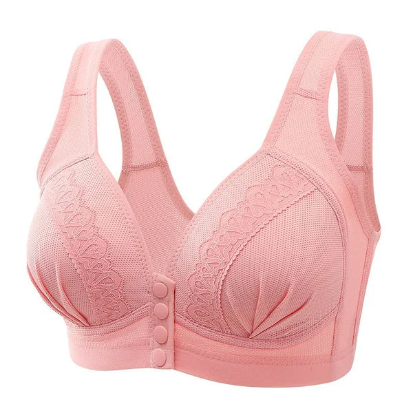 💕BUY 1 GET 2 FREE💕-2024 Front Button Breathable Skin-Friendly Cotton Bra