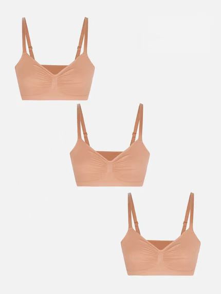 Pocketsh 3er-Pack glatter, nahtloser, kabelloser BH-Bundle